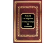  Rachi- Les Meguiloth-cantique des cantiques, Ruth, Lamentation